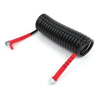 Black Anti-Kink Coil - Red Spring Protector