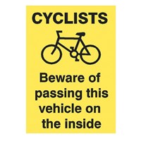 Cyclist Information Sign