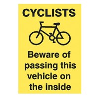 Cyclist Information Sign