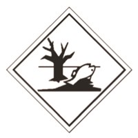 Hazardous Environmental Diamond Plate 250mm x 250mm Board