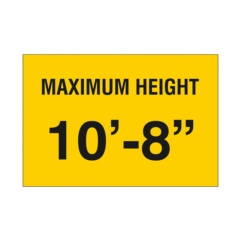 Self-Adhesive Height Indicator