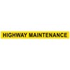 Highway Maintenance Sign - 1105 X 115mm Magnetic