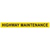 Highway Maintenance Sign - 1105 X 115mm Magnetic