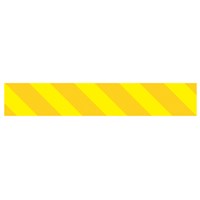 Left-hand Side Irish Marker Board Self Adhesive 1220 X 150mm