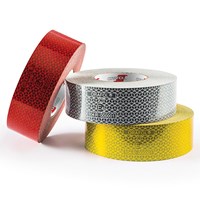 Rigid Grade Contour Tape - (Amber) 50M