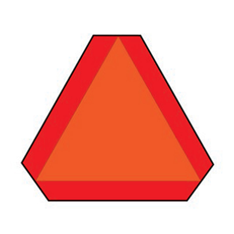 Slow Moving Triangle Self Adhesive 365 X 365mm