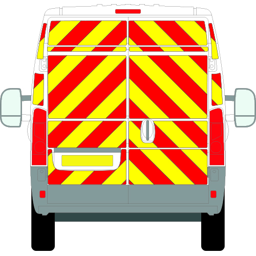 Fiat Ducato Full Chevron Kit (2015 - Present) (Medium roof H2) Flooded Engineering Grade