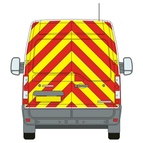 Vauxhall Movano Full Chevron Kit (2010 - 2021) (Medium roof H2) Engineering Grade